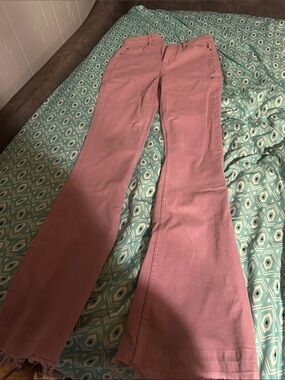 Idyllwind Rose Pink Flare Jeans